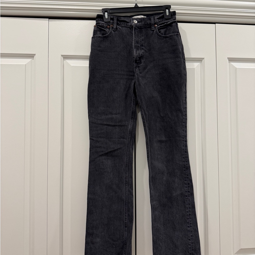 Abercrombie & Fitch 70s Vintage Black Flare Jeans